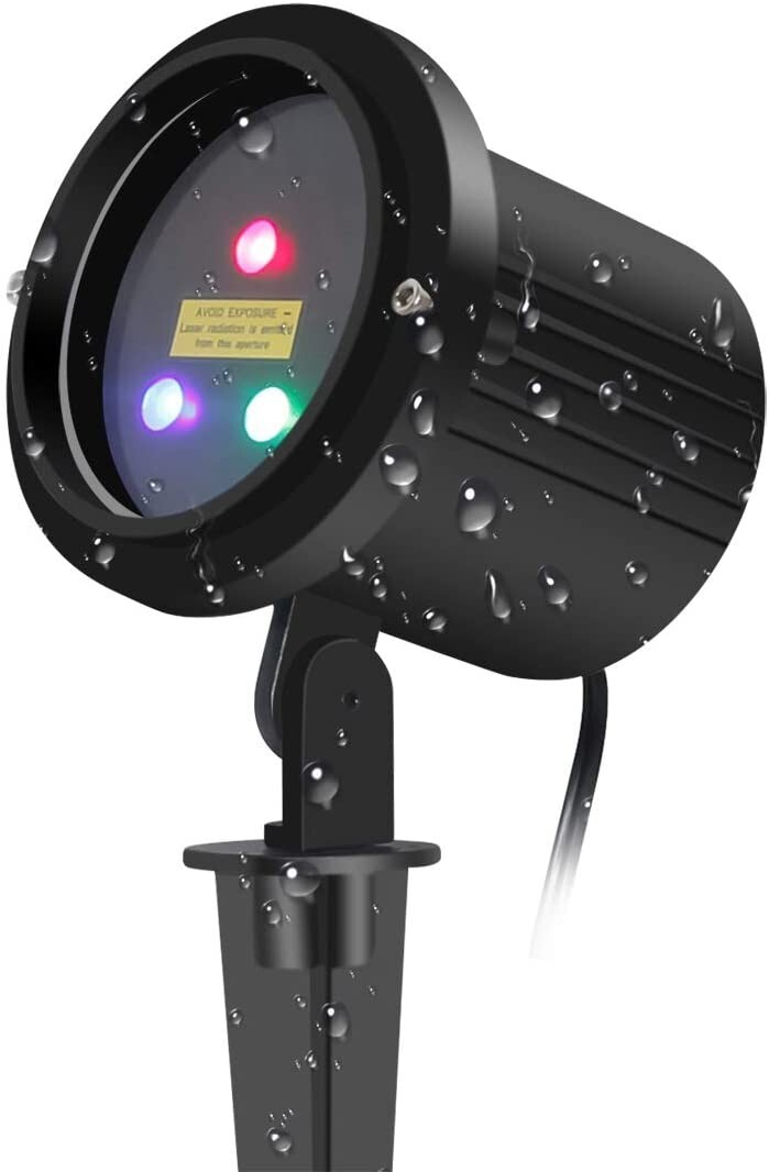 Laser Projector Lights Christmas Lights for Home Garden RED BLUE & GREEN Colour