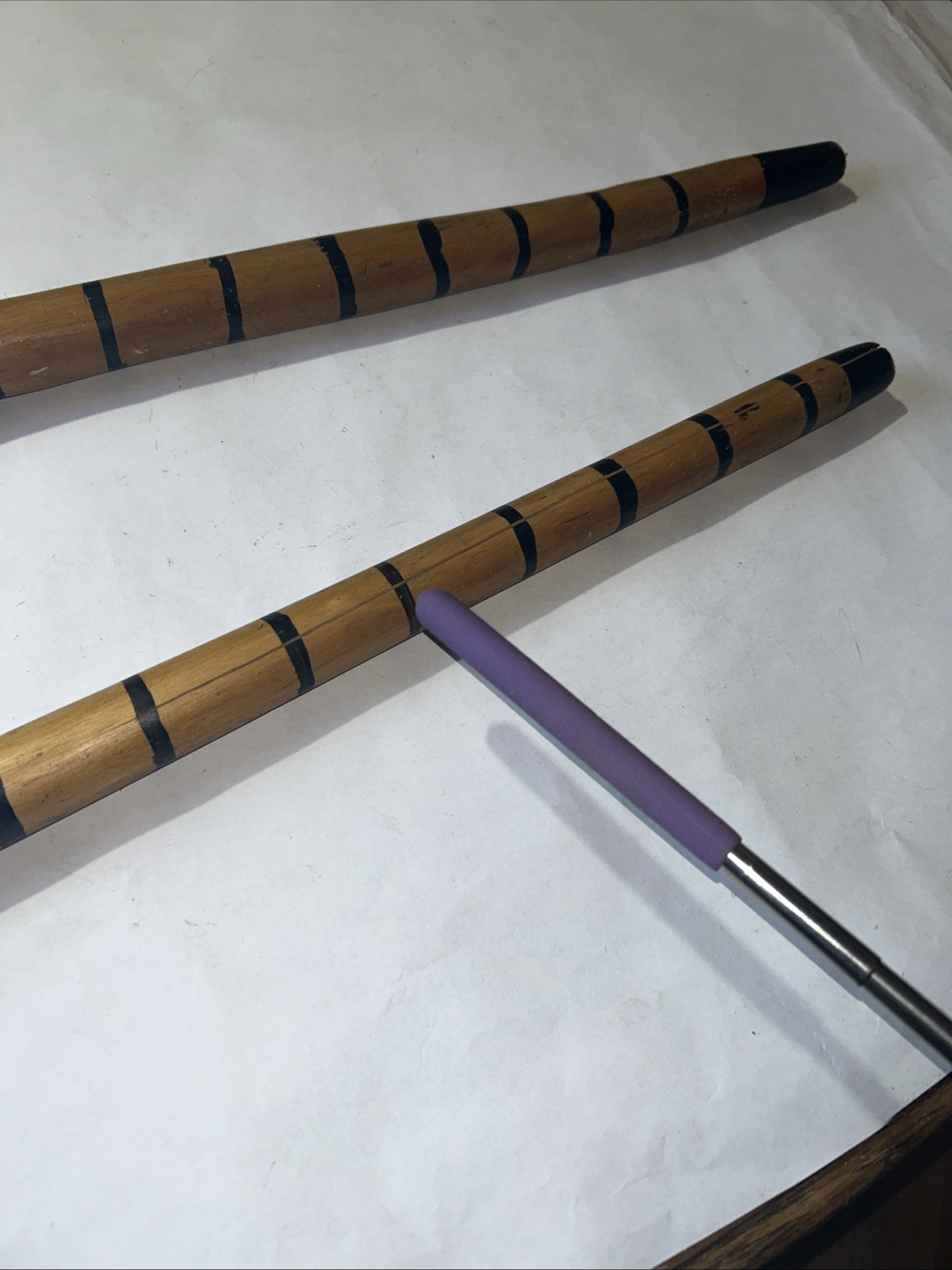 Vtg Rattan Fighting Sticks, Martial Arts, Karate, Cane