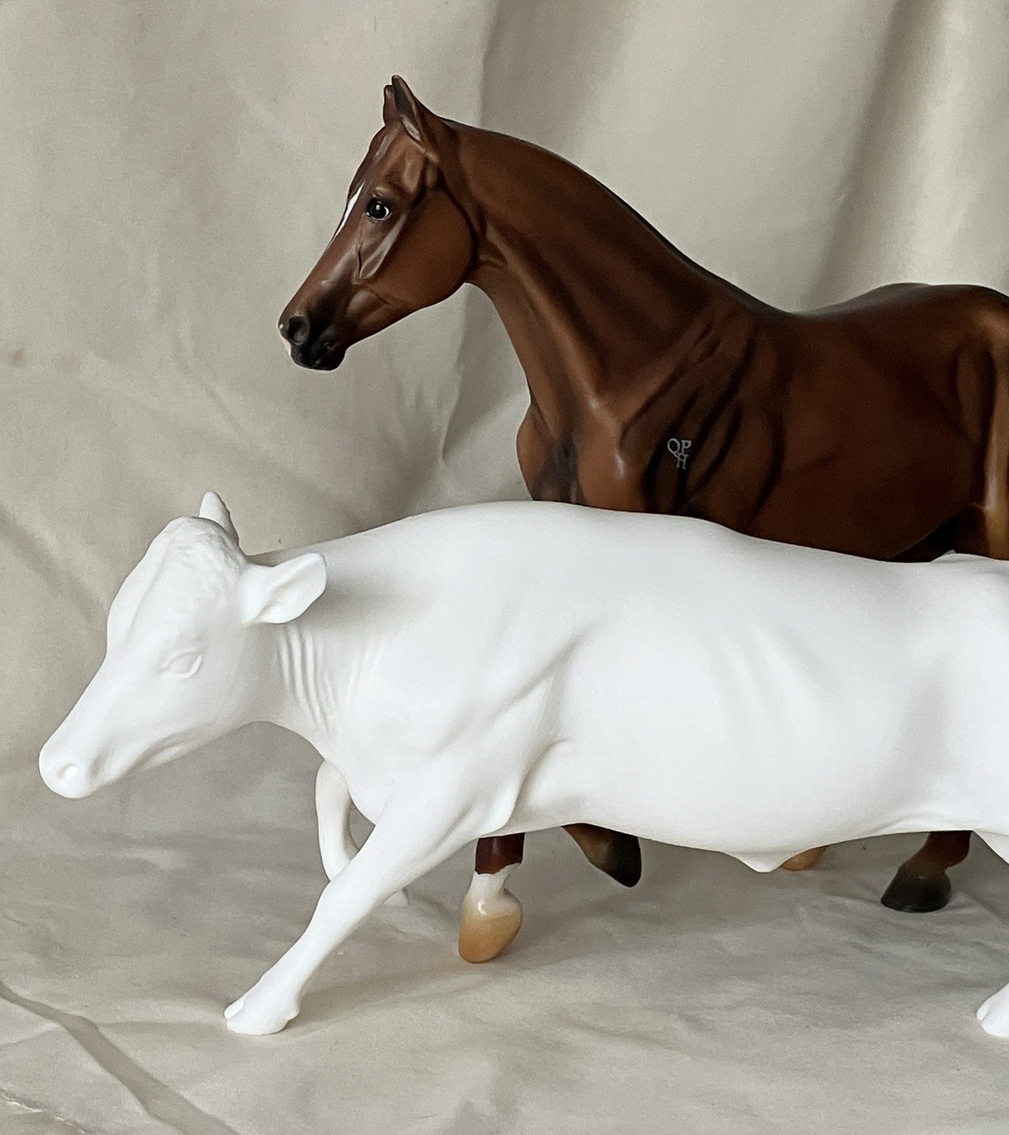 1:9 Unfinished Running Steer Cow 3d Print Traditional Breyer Model Horses Etc