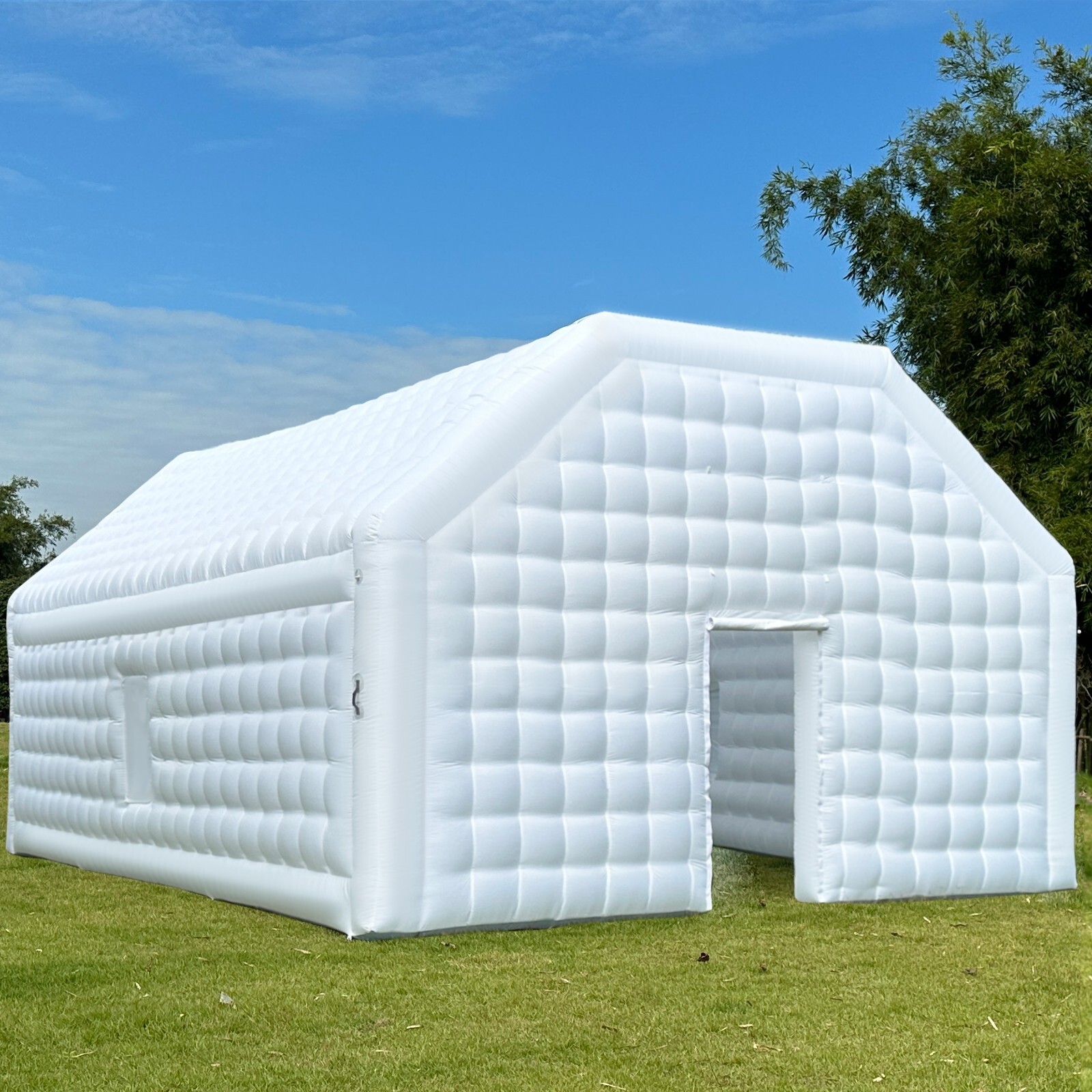 OZIS 20FT Inflatable Cube Wedding Tent Nightclub Tent Custom Logo White Portable