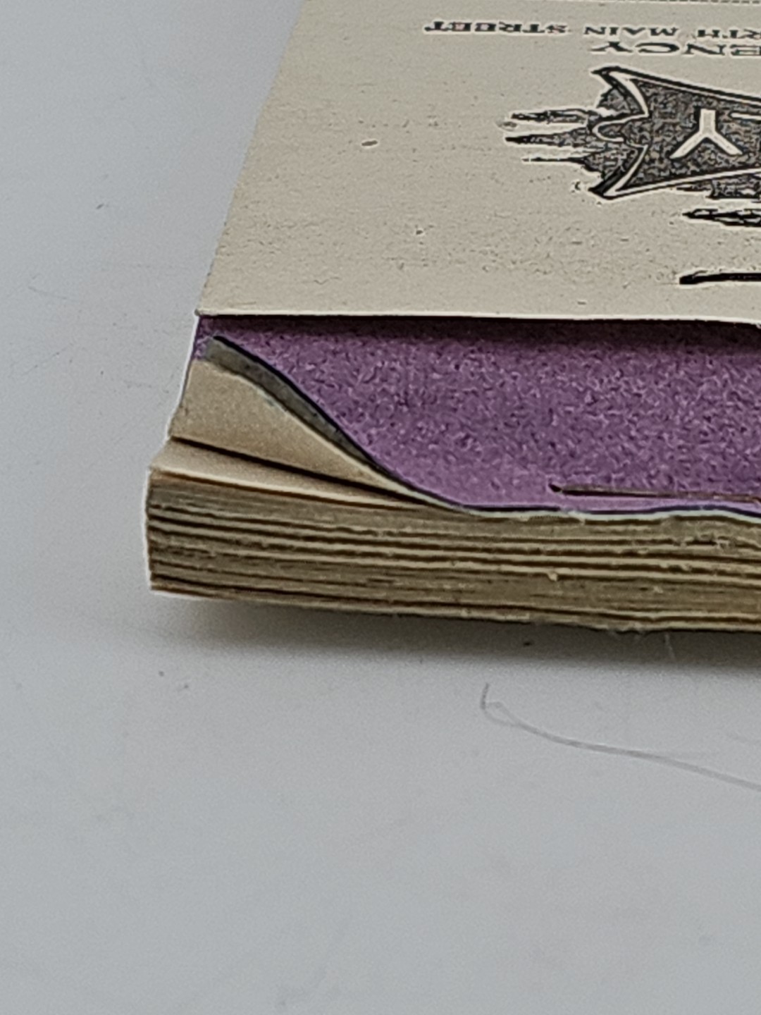 Vtg. 50 Recept Book forDunlap Hat Agency, 1901 Letterhead, Matter & Furmisher