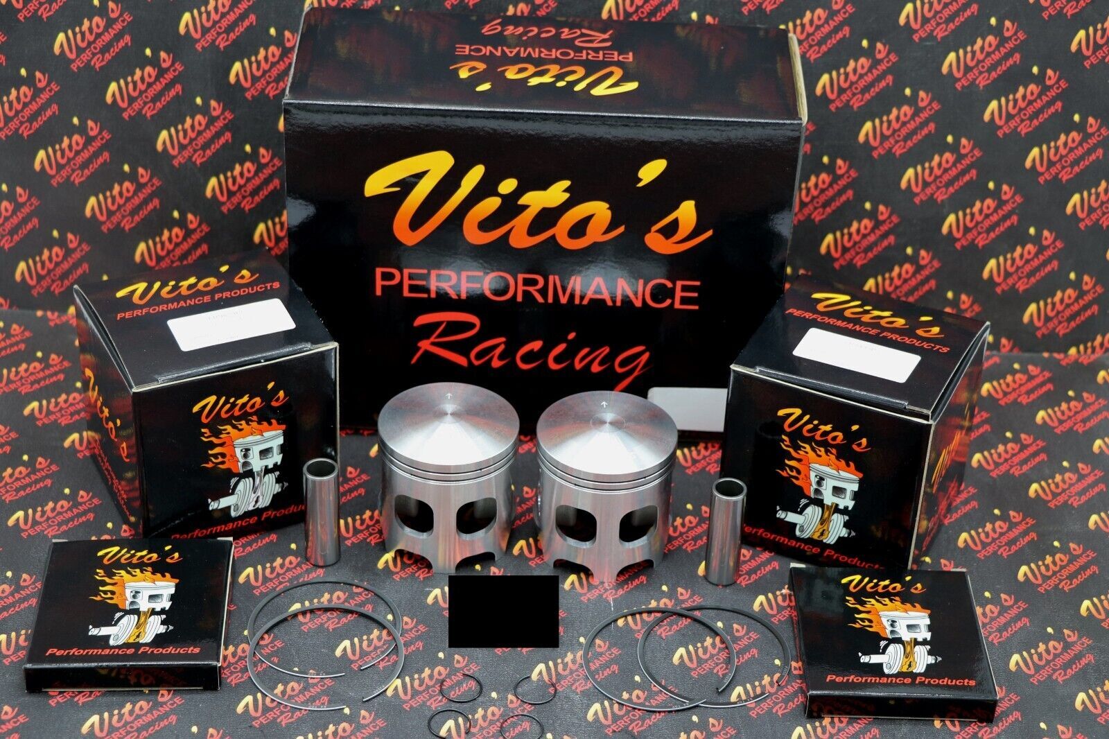 2 x Vito's Performance POWER PRO Banshee FORGED pistons +6hp 64.00 64mm 64.00mm