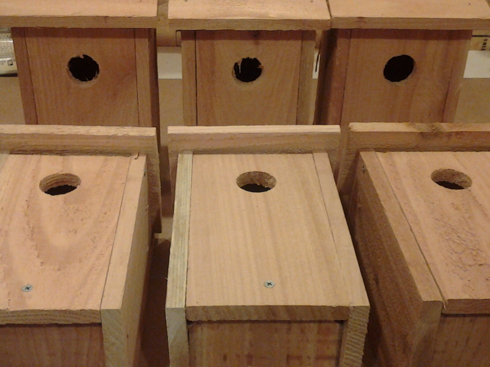 2 BLUEBIRD CEDAR BIRD HOUSE NEW HANDMADE 5/8 CEDAR MADE IN USA