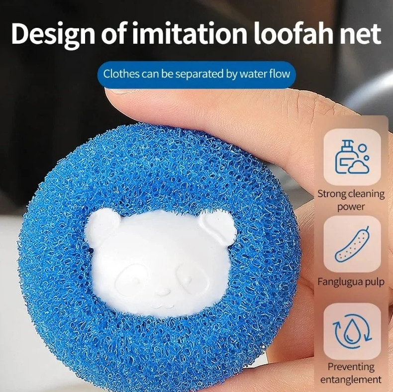 10pcs Laundry Balls Pet Hair Collector for Washing Machine Reusable Lint Catcher