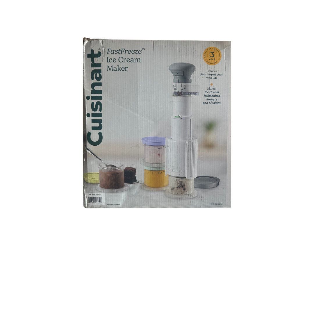 Fast Freeze Ice Cream Cuisinart & Frozen Treat Maker New
