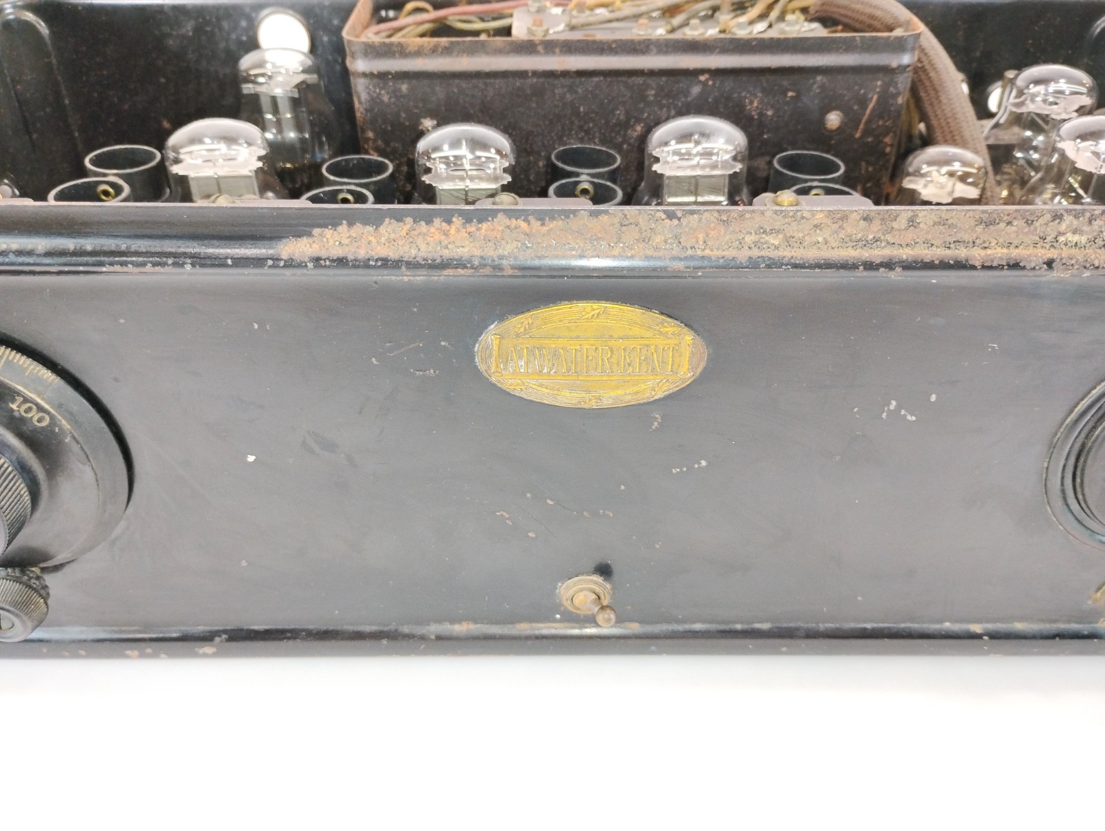 Antique Atwater Kent Model 47 Tube Radio Metal Case Untested Parts Repair