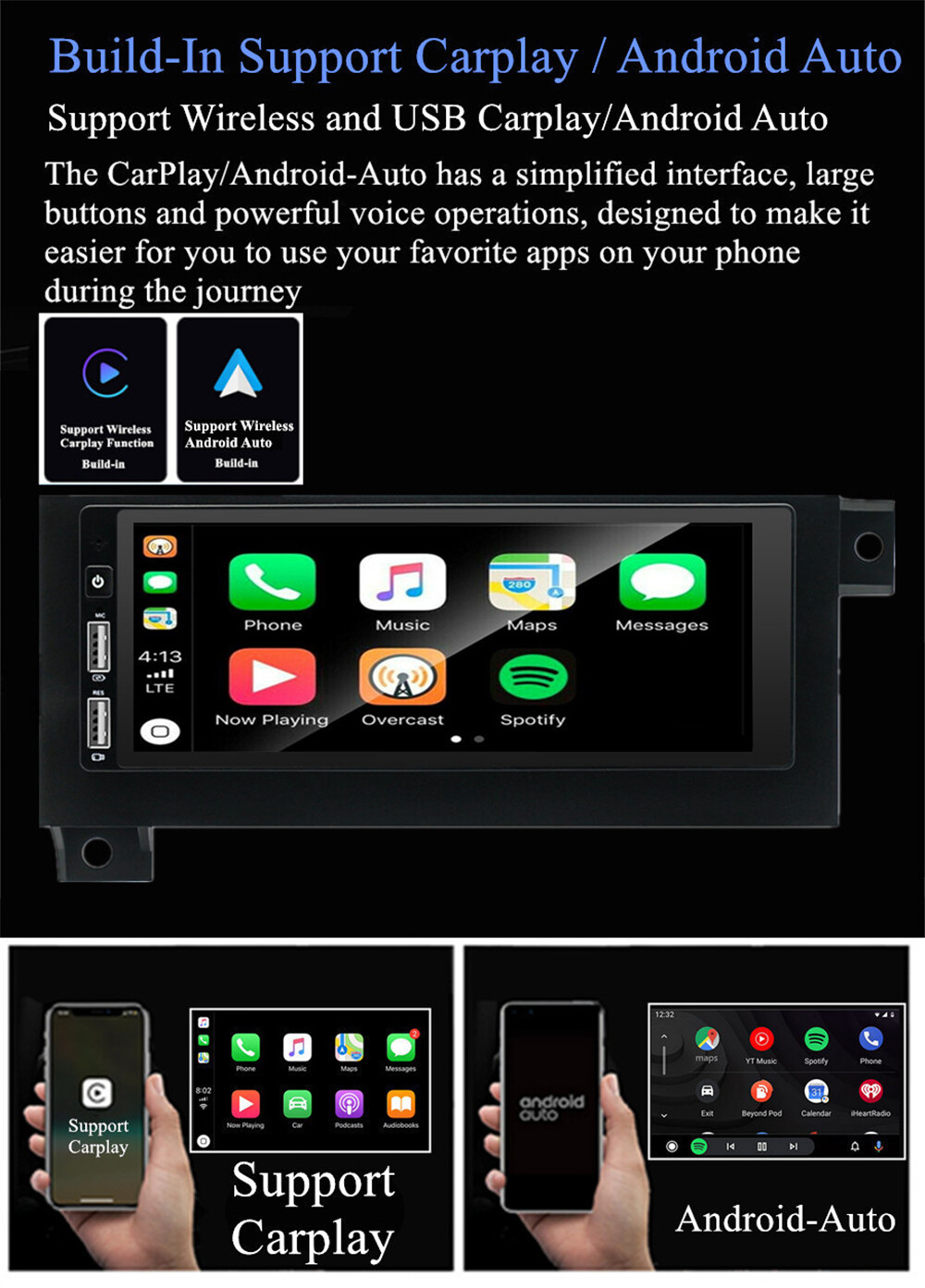 Touch Screen Fit For Dodge Caravan 1984-2000 Car Stereo Radio Player USB FM RDS