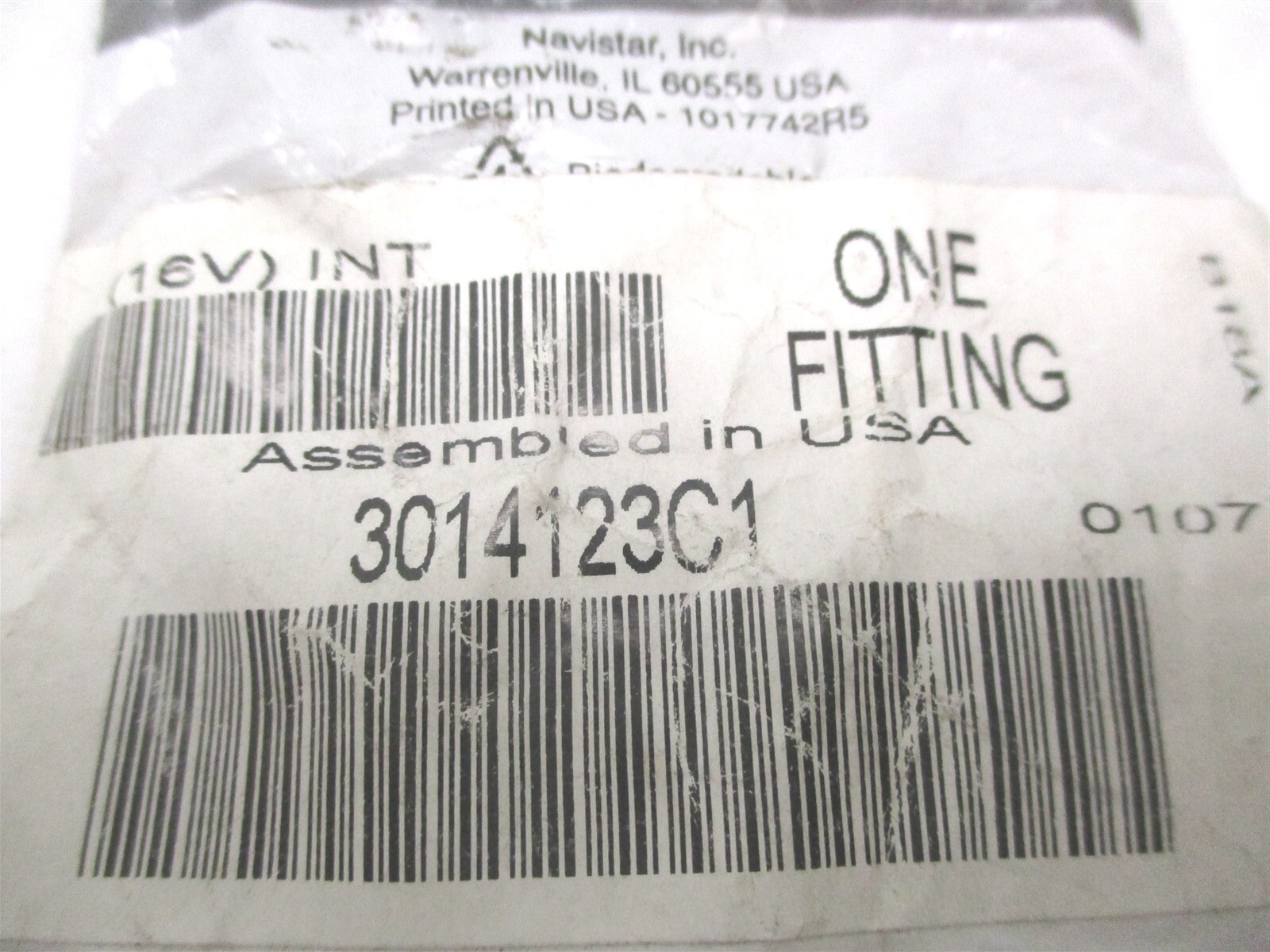 3014123C1 NEW OEM INTERNATIONAL PUSH TO CONNECT 90 DEGREE FITTING