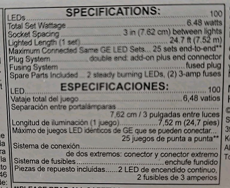 GE StayBright 100-Ct 24.75-ft Constant Yellow Mini LED Plug-In Easter Halloween