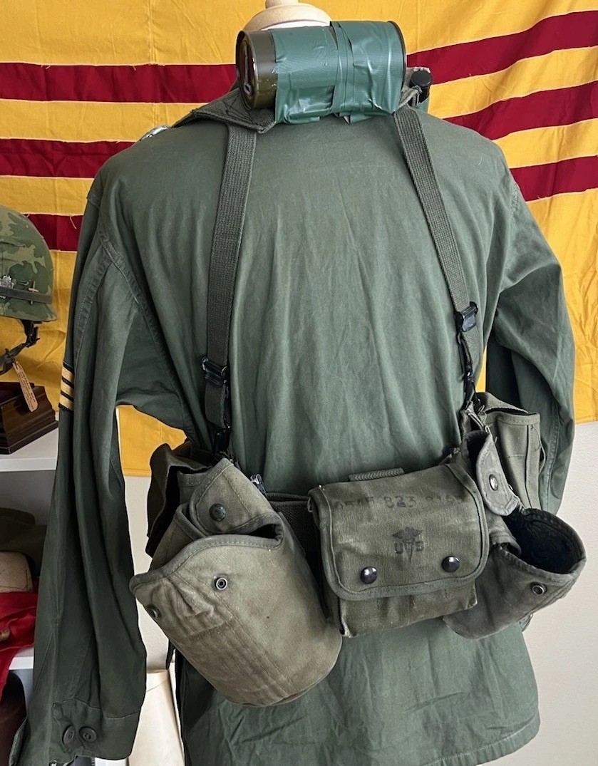 Vietnam War Era US Serum Albumin Can LRRP SEAL SOG MIKE FORCE First Aid Medic