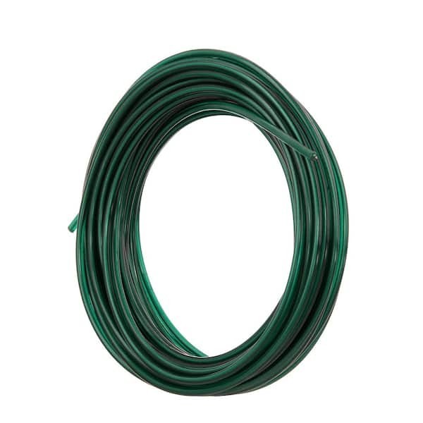 5/32 in. x 50 ft. Vinyl Coated Wire Clothesline, Green