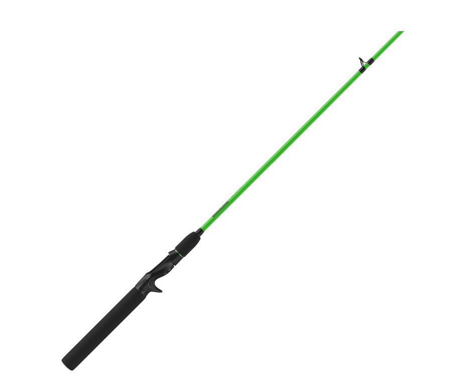 Hotcast Fiberglass Casting Rod Fishing Pole, 6-Foot 6-Inch 2-Piece Medium