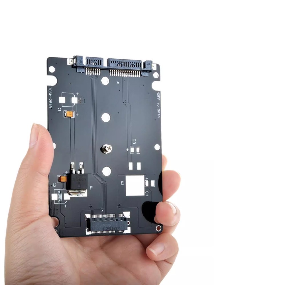 4PCS 2.5"SATA to M2 NGFF SSD Enclosure Converter Internal / External Adapter M.2