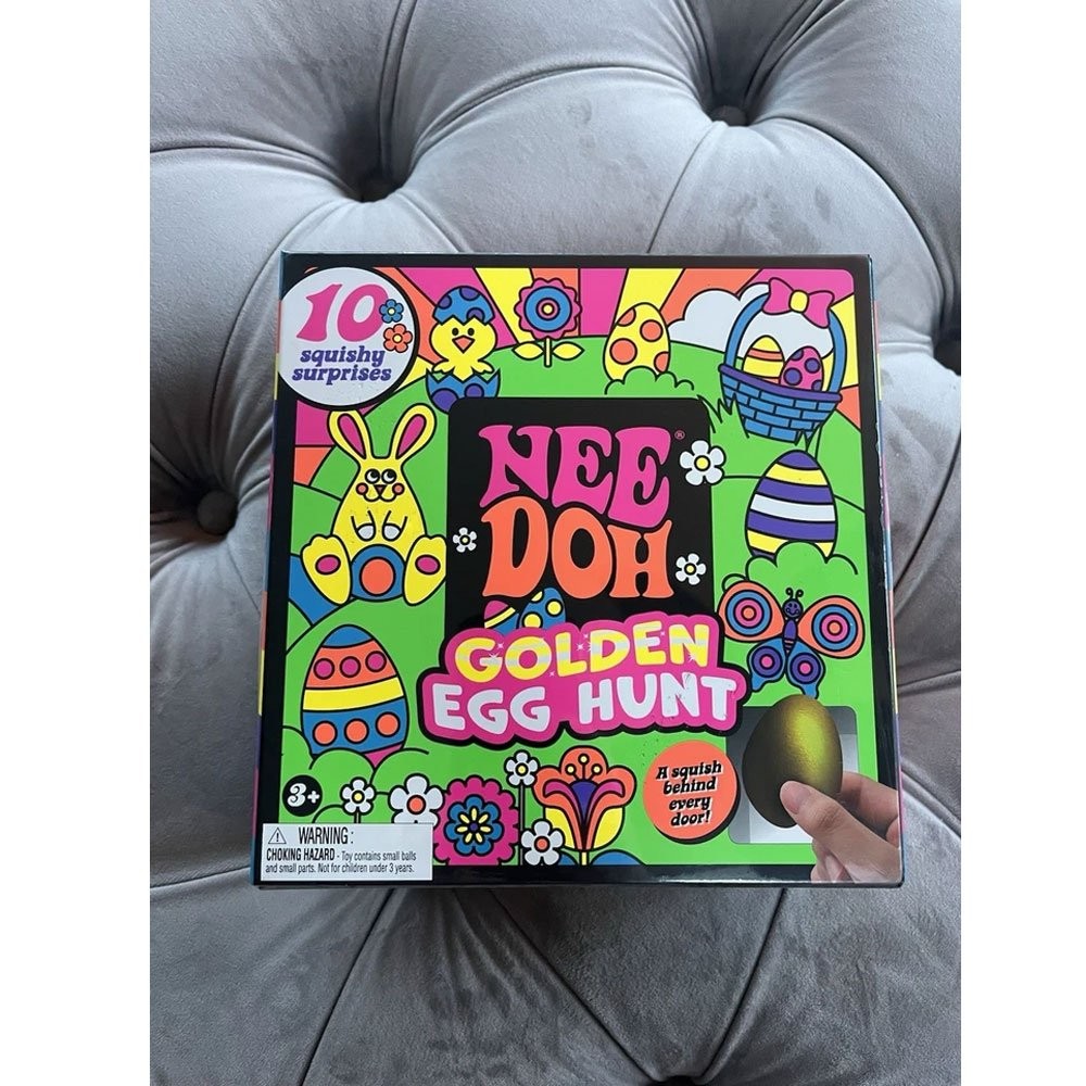 NeeDoh Easter Golden Egg Hunt Mystery (10 Squishy Surprises!) Toy Gift New