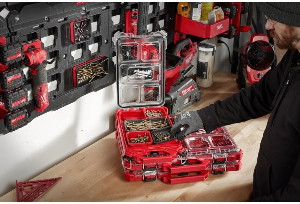 Milwaukee Packout Large Bin Rectangular Magnetic 48-22-8071