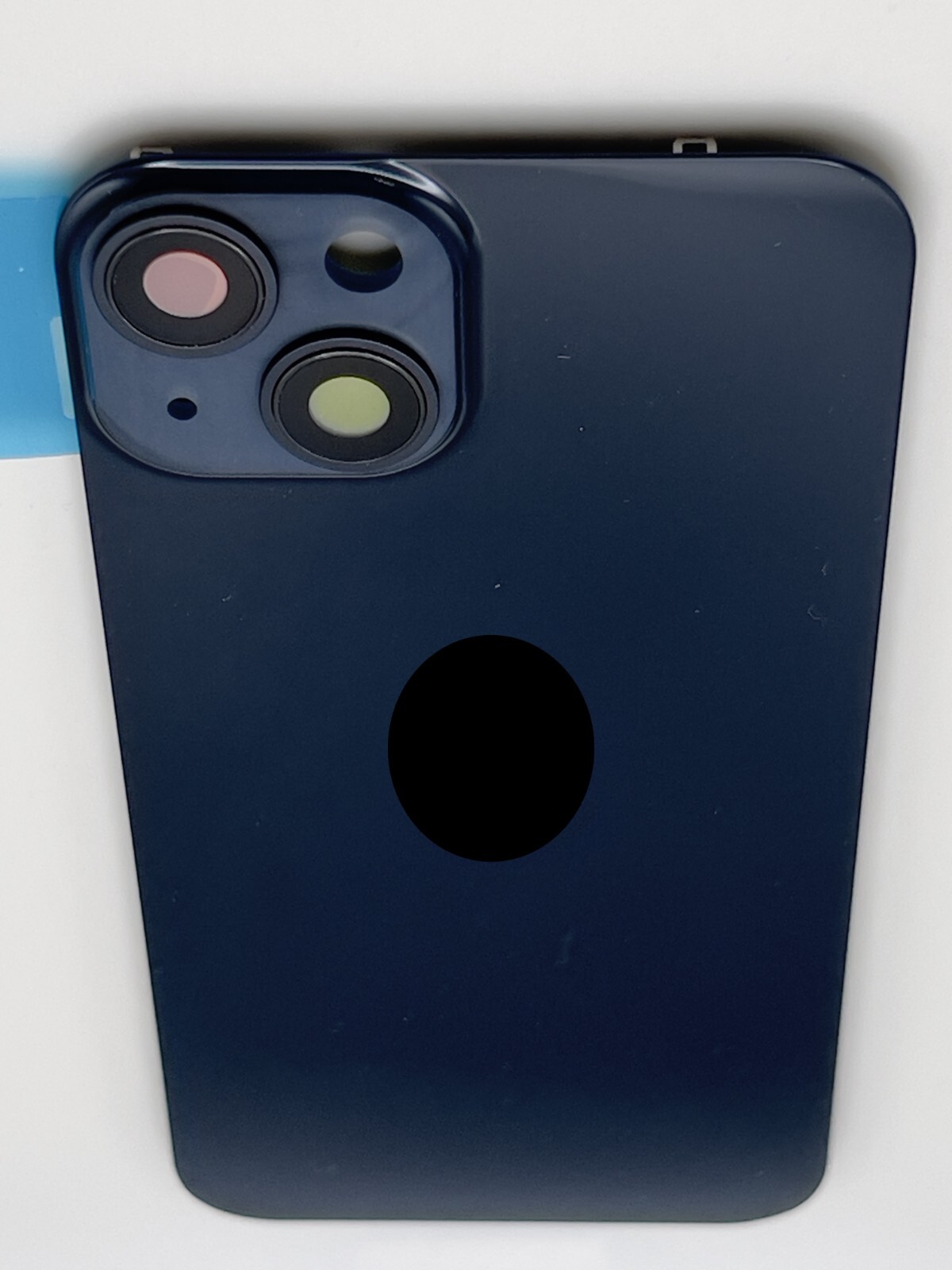 iPhone 14 & Plus Back Glass Cover: Rear Door with flex cables: flash mic nfc