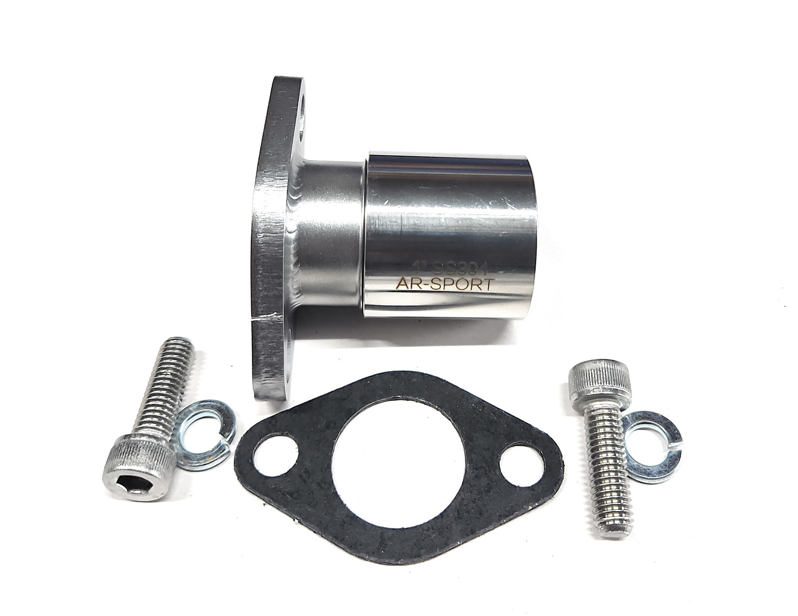 Exhaust Adaptor Male & Female 1" Flange for: Predator 420cc & 301cc, Honda GX270