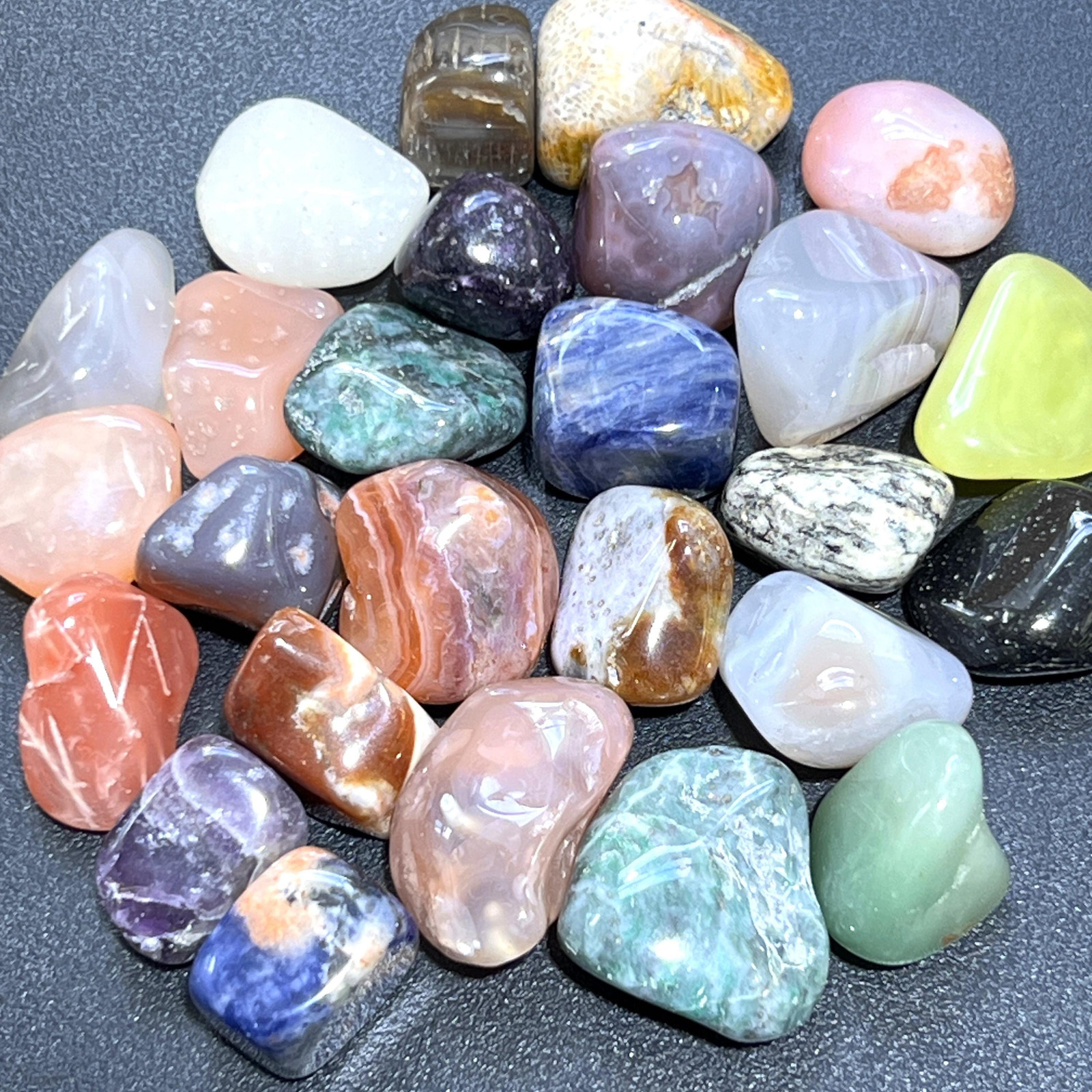 Mixed Tumbled Stones (By The Ounce or Pound) Wholesale Gemstones