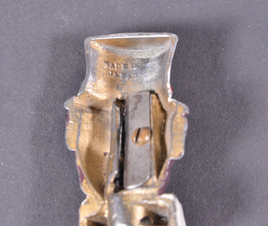 Vintage Black faced Pencil sharpener, Japan-----#389