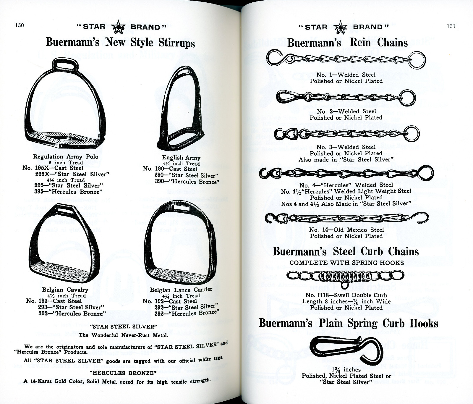 August Buermann MFG Cowboy Catalog Illustrated #35 NEW Reprint Western Americana