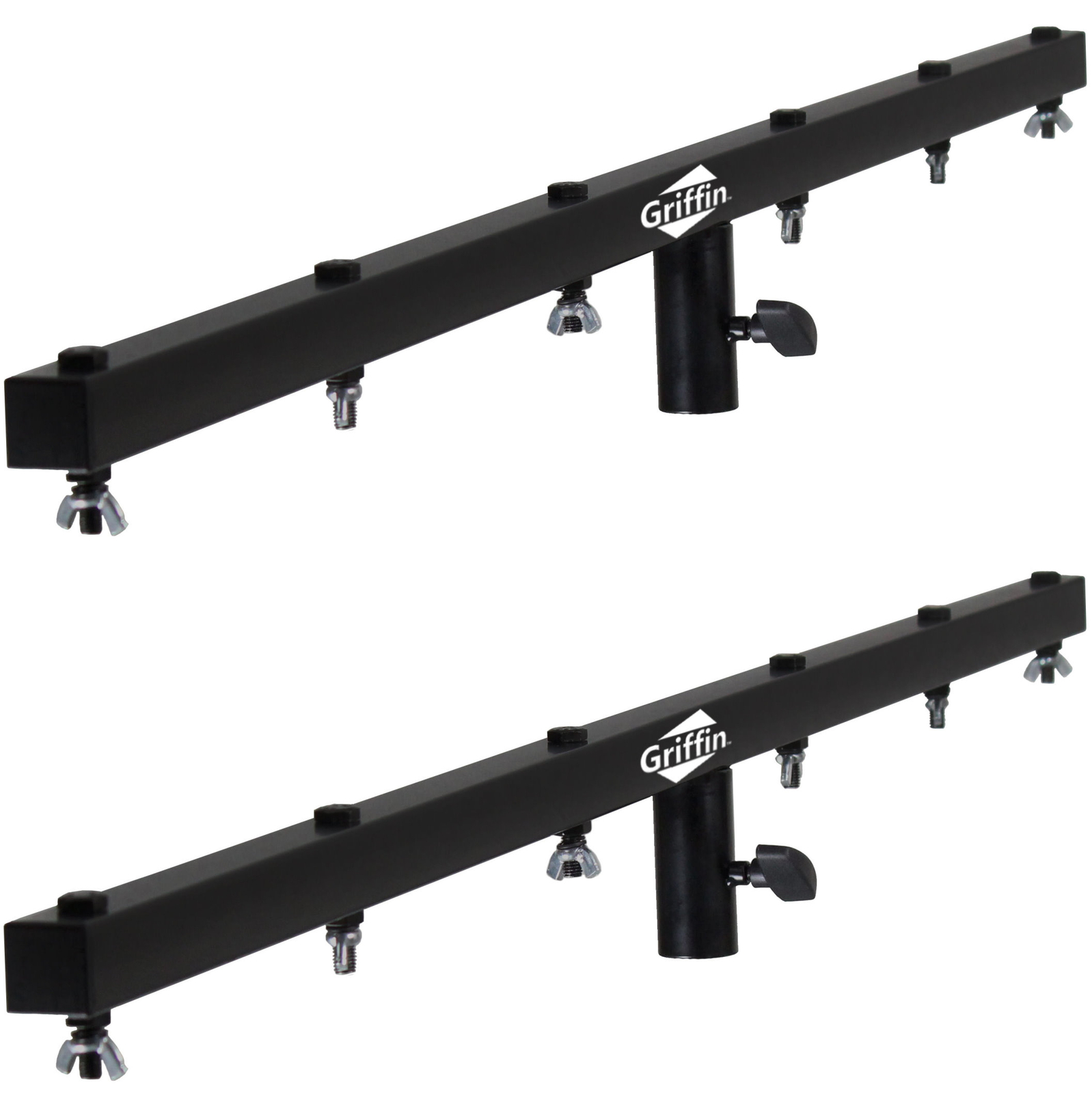 T-Bar Support Cross Bar Mount for DJ Lighting Tripod Stands - 2 Pack by GRIFFIN