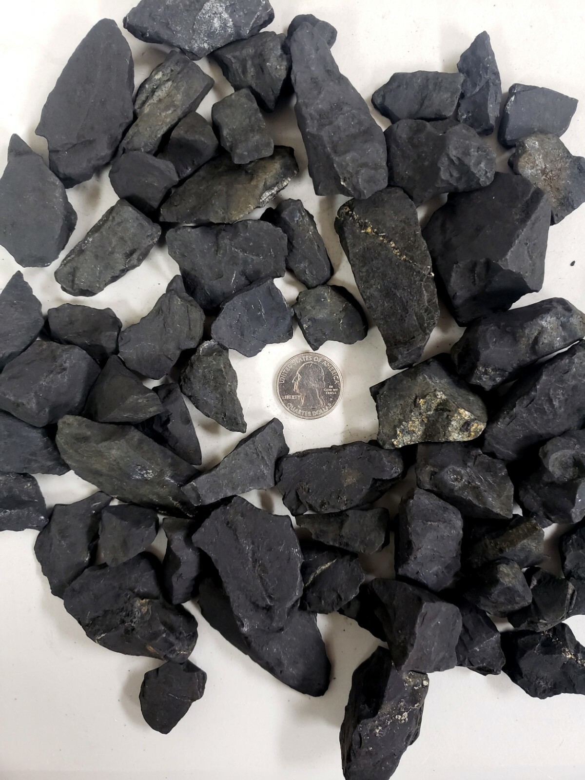 Raw Shungite Stones - Bulk Rough Stones from Russia - Healing Crystals Bulk