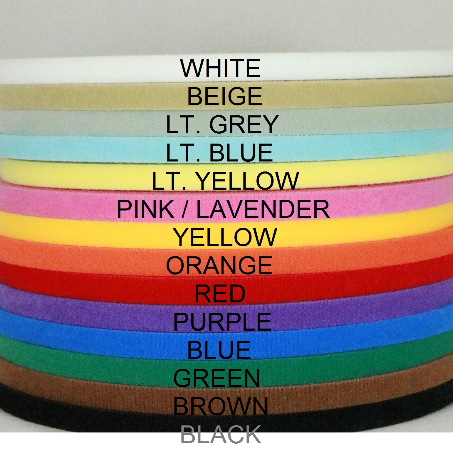 Ultra thin VELCRO® brand hook&loop tape double sided Widths: 3/4'', 1", & 1 1/2"