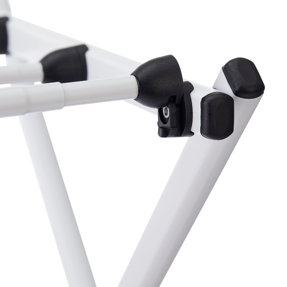 Mainstays Expandable Steel Laundry Clothes Drying Rack, White