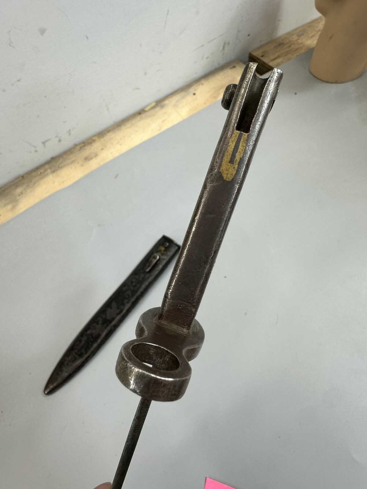 WWI German Made Turkish M1903 Mauser Rifle M1916 Ersatz Bayonet & Scabbard/p14