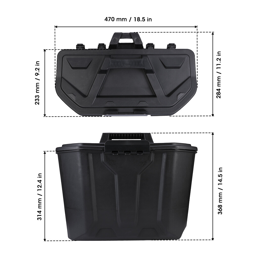 UTV Underseat Storage Box 715003314 for Can Am Defender HD8 HD10 HD5 2016-2024