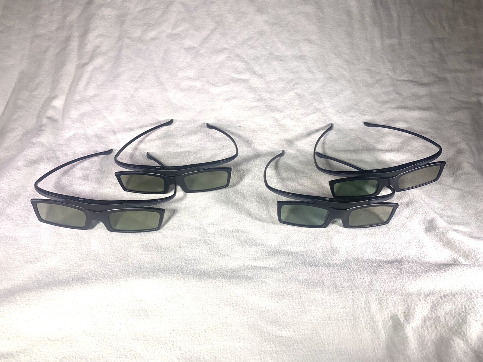 Samsung 3D Active Glasses Tested & Working (Lot of 4) SSG5100GB \~~