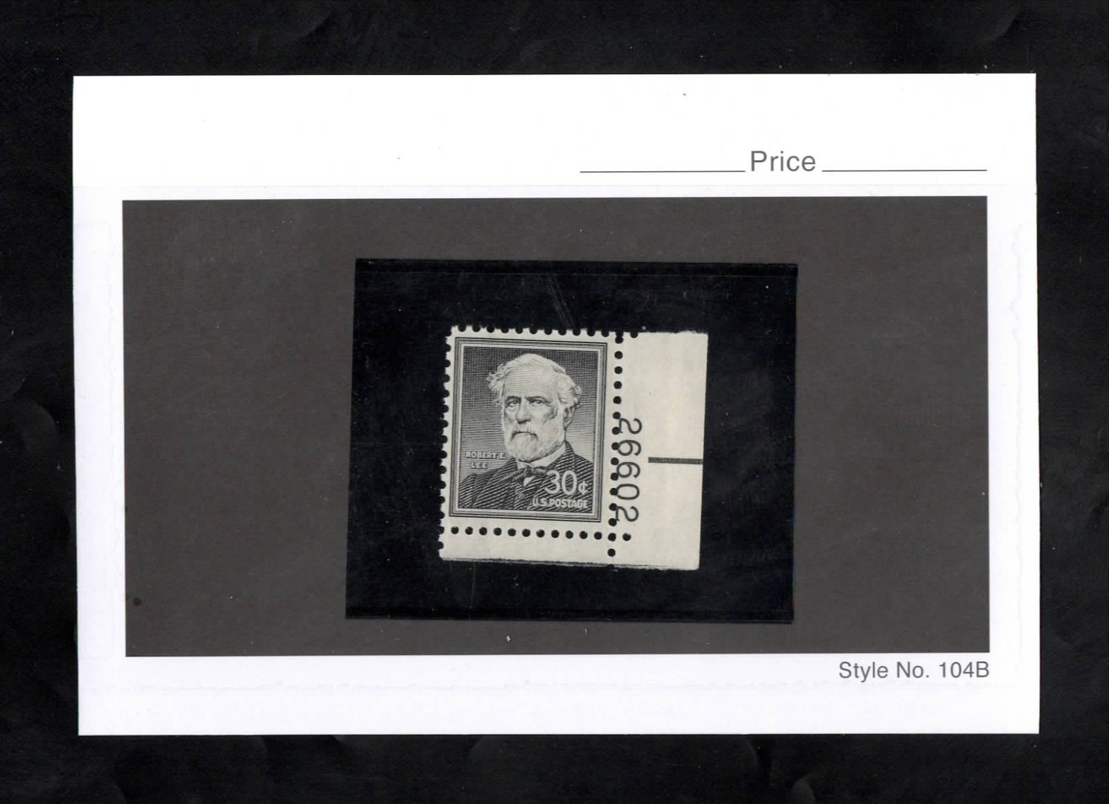 Confederate Army General ROBERT E. LEE - Mint Condition U.S. Stamp with Mount