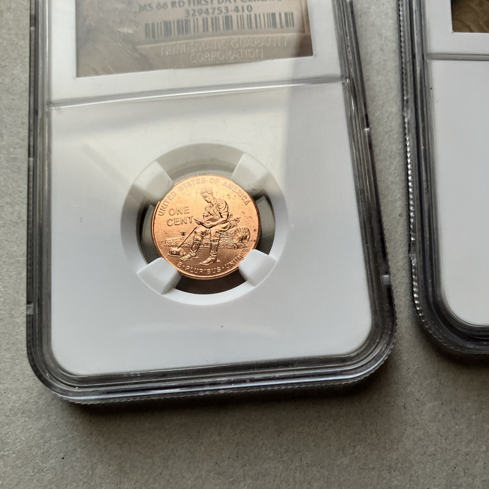 Formative Years And Professional Life First Day Ceremony In MS66 Red