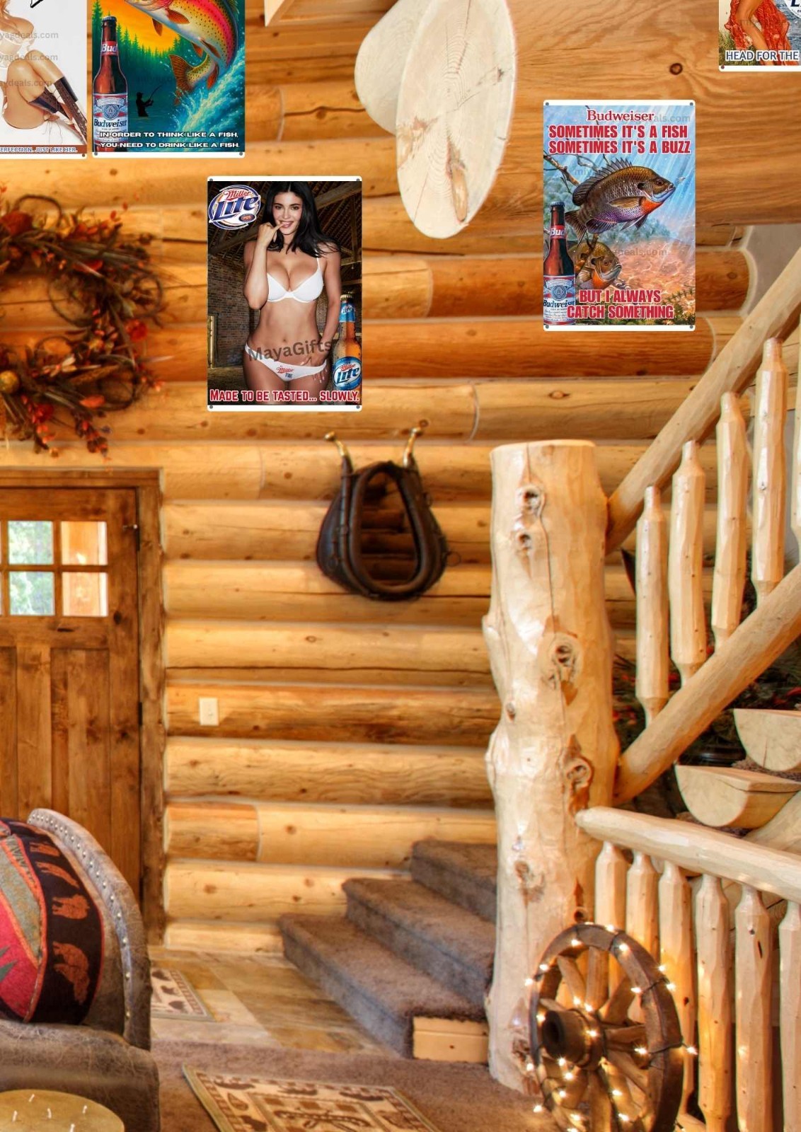 Miller Lite Beer Carrie Underwood Metal Sign Man Cave Bar Pub Decor Read Des