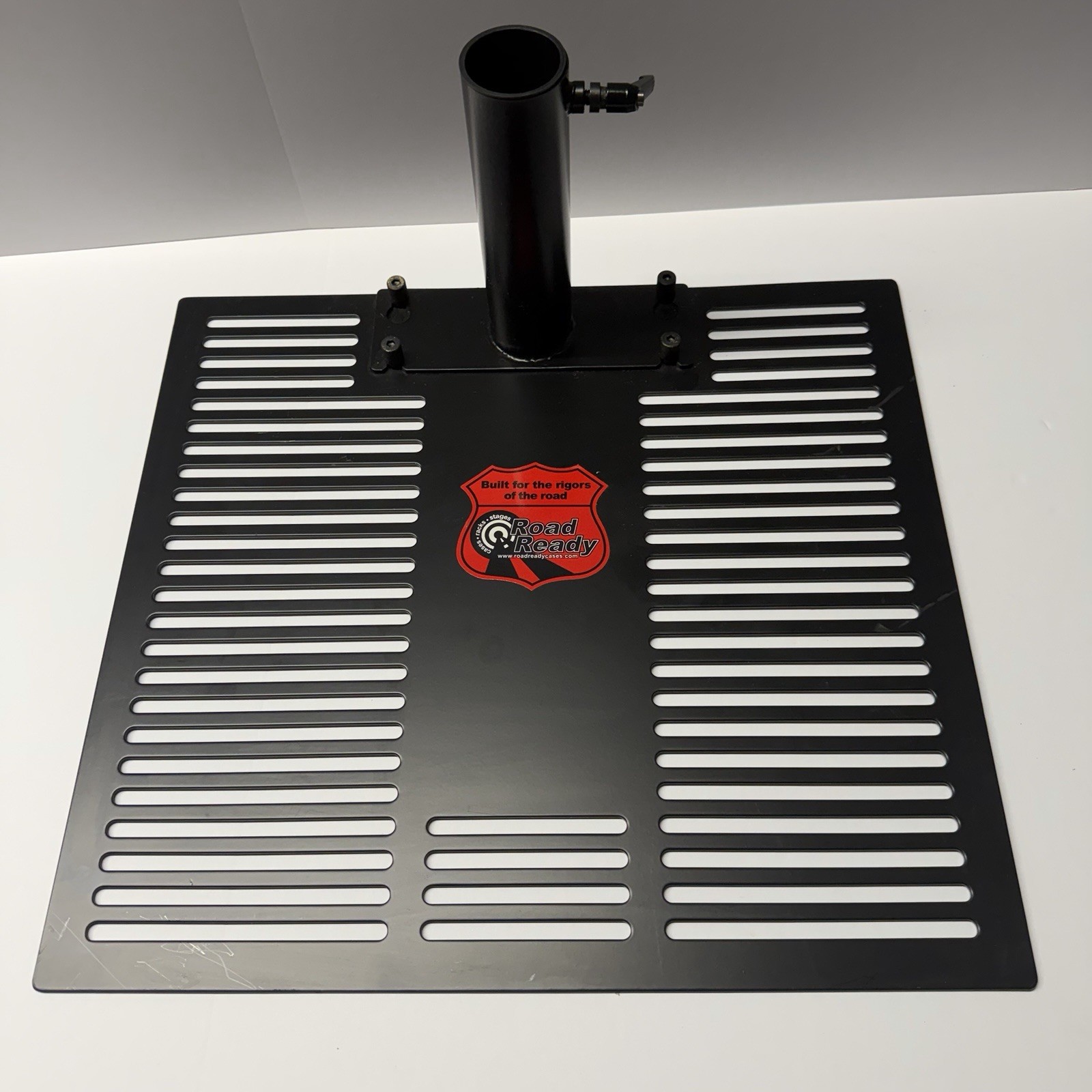 Road Ready DJ Laptop Stand Adjustable Heavy Duty Mixer Utility Stand Portable