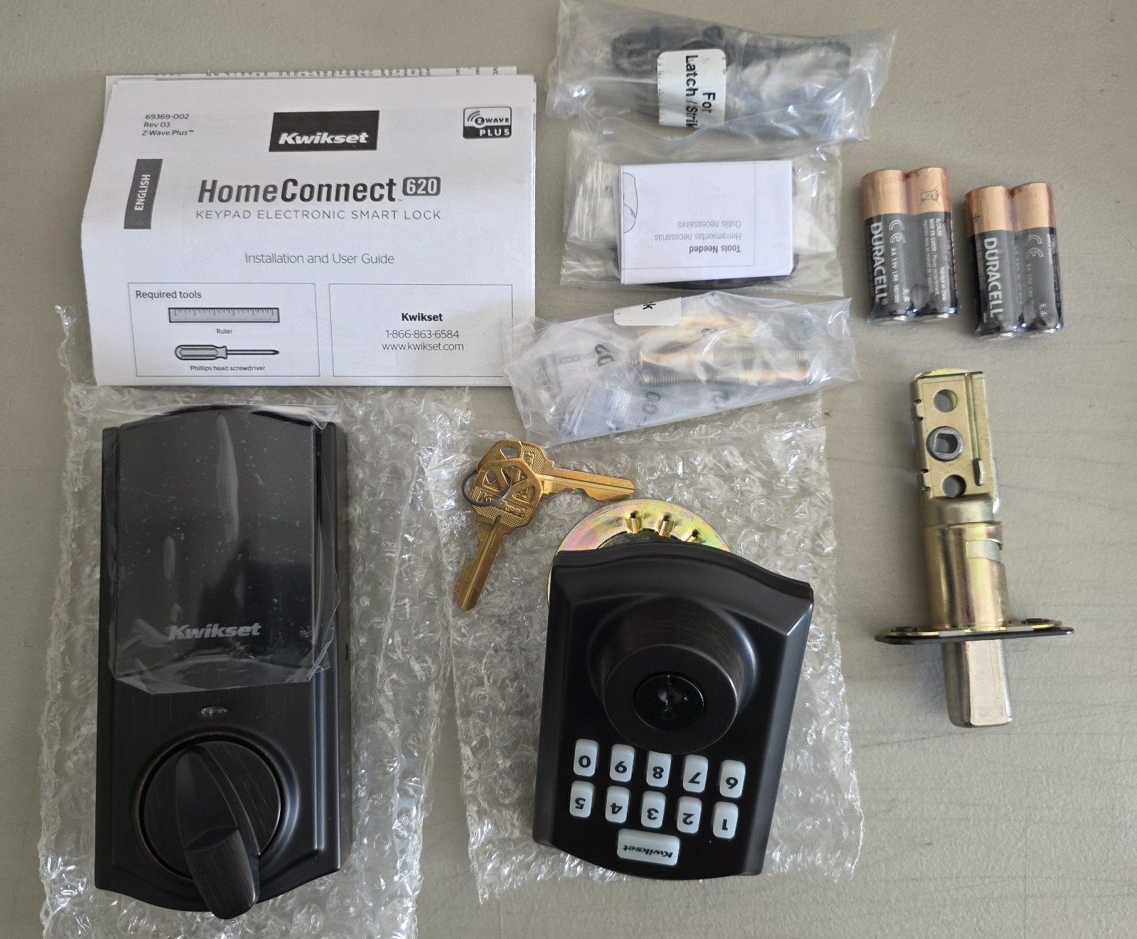 Kwikset ‎HomeConnect 620 Smart Lock Z-wave in Venetian Bronze ‎(98920-002)