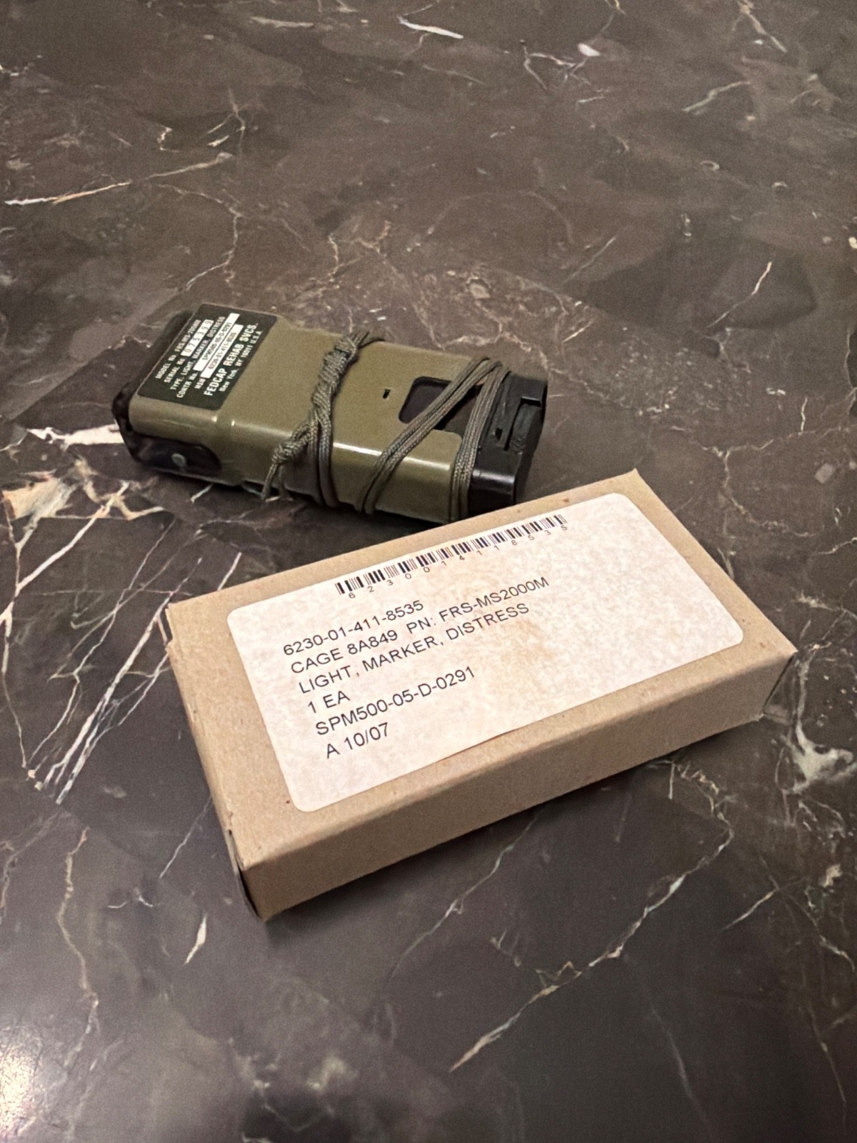 Authentic Military Strobe Light Distress Survival Signal Marker FRS/MS 2000M