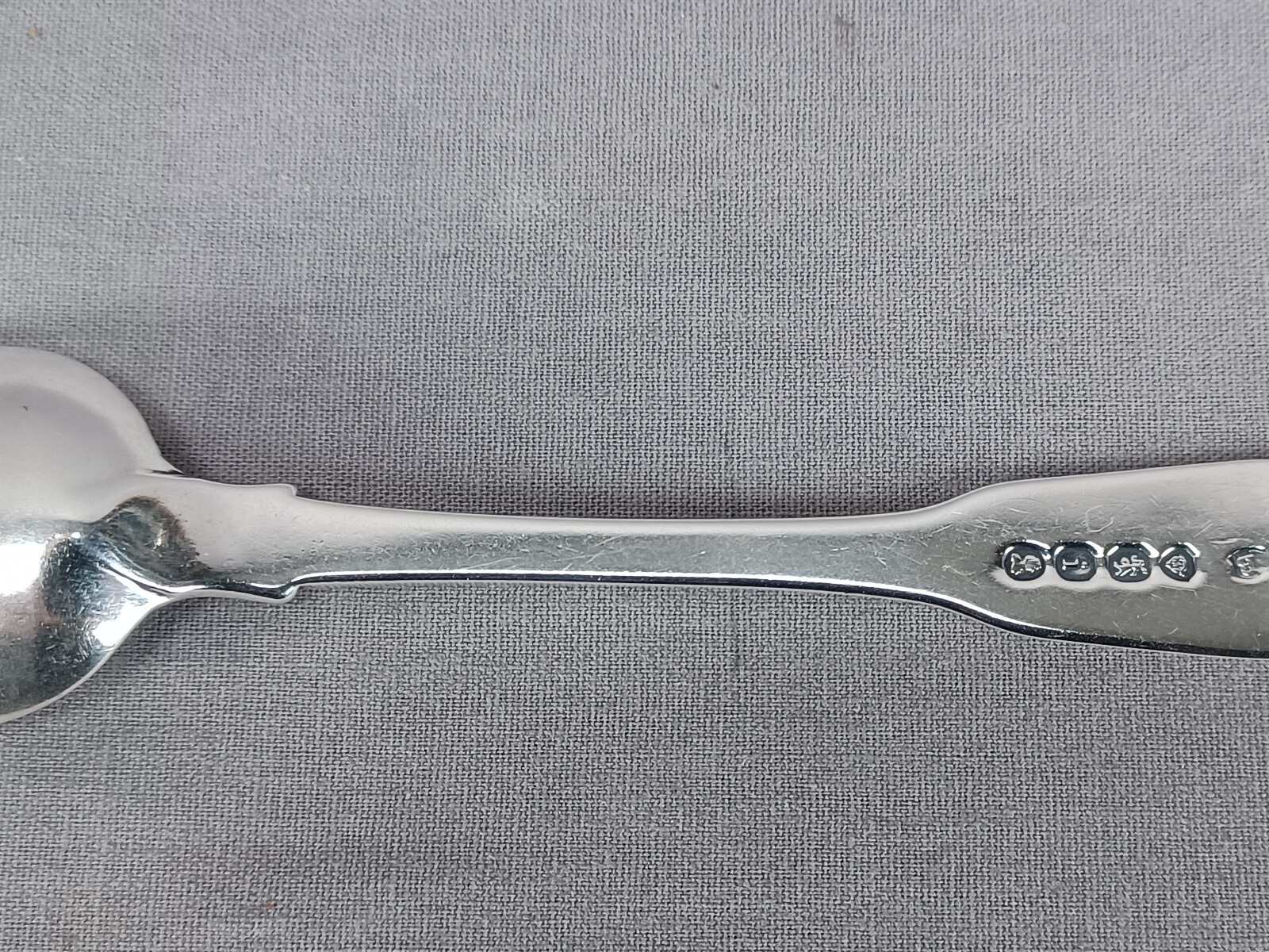 William Bateman I London Armorial Crest Sterling Silver Spoon C. 1824