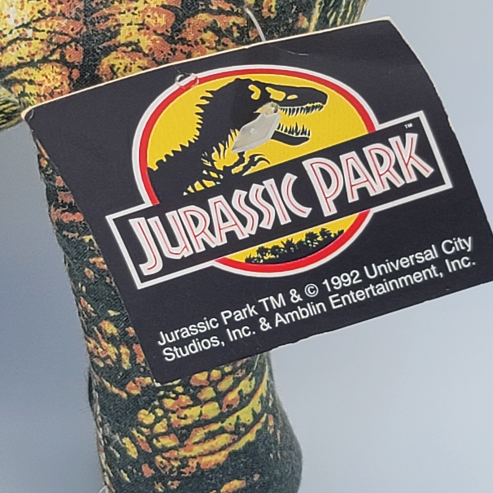 Vintage 1992 Jurassic Park Brachiosaurus 15” Plush Toy by Ace Novelty JP Tag