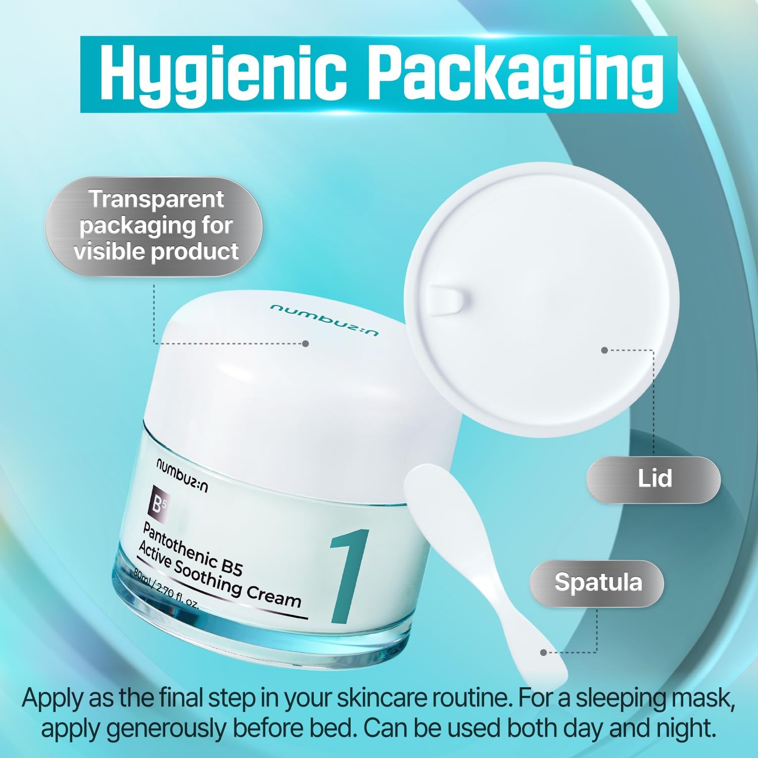 Numbuzin No.1 Pantothenic B5 Active Soothing Cream - Sebum & Trouble Care