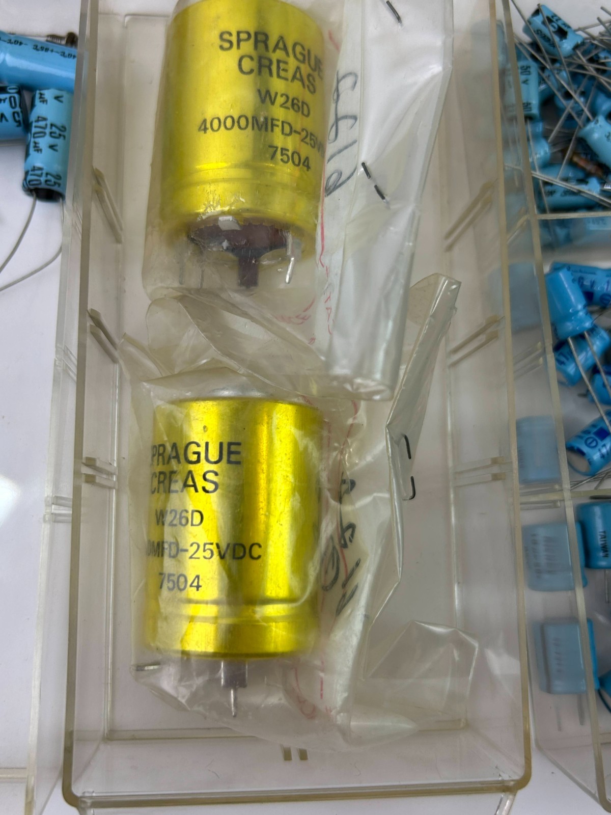 Capacitors Mixed Lot Vintage Radio Repair Parts Sorted Appear Unused NOS