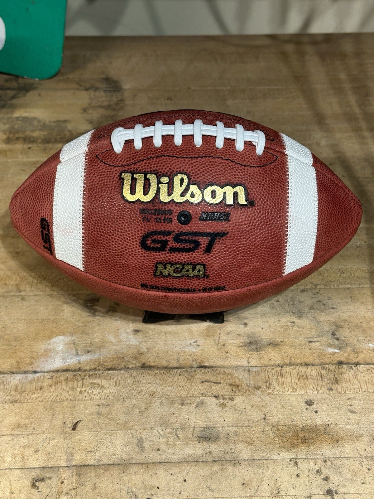 Wilson GST Full-Size Red NFL Panel Color Leather NFHS / NCAA Football - NEW