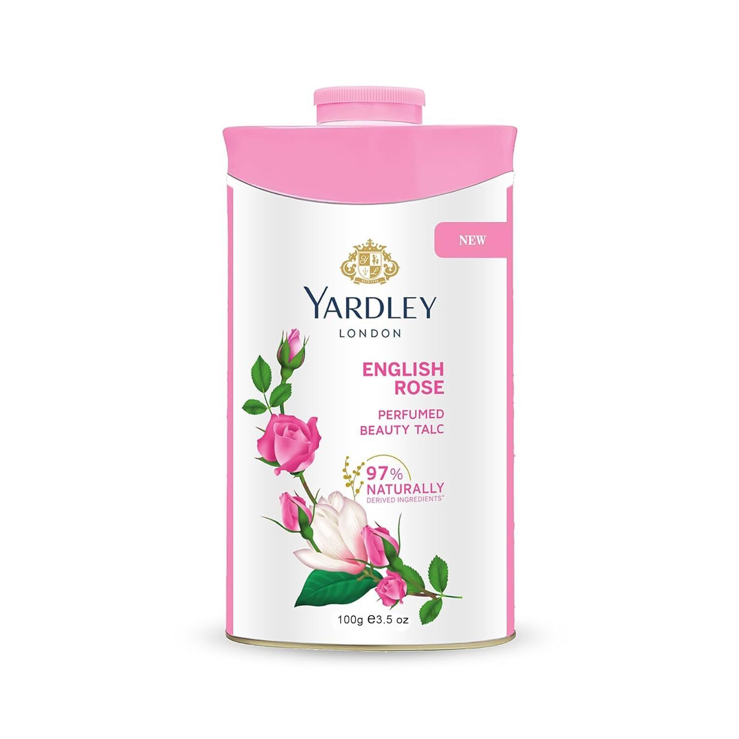 Yardley London English Rose Perfumed Deodorizing Talc Talcum Powder