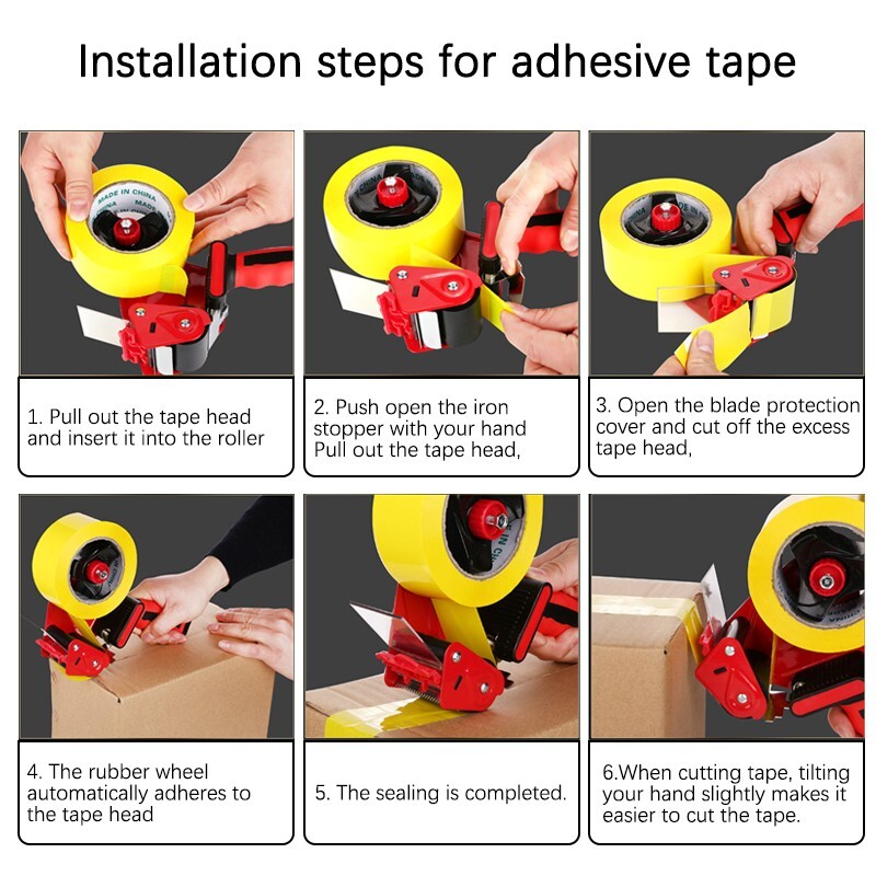 Packing tape dispenser gun 3 inches, used for transportation, carton sealing
