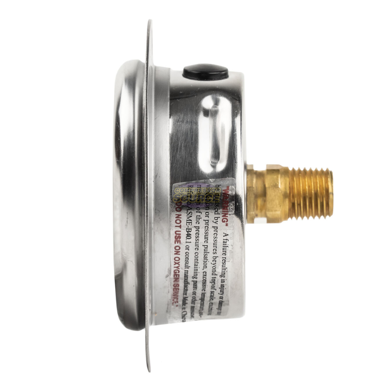 2.5" Liquid Filled Pressure Gauge 0-200 PSI 1/4" NPT CBM Panel Flush Mount