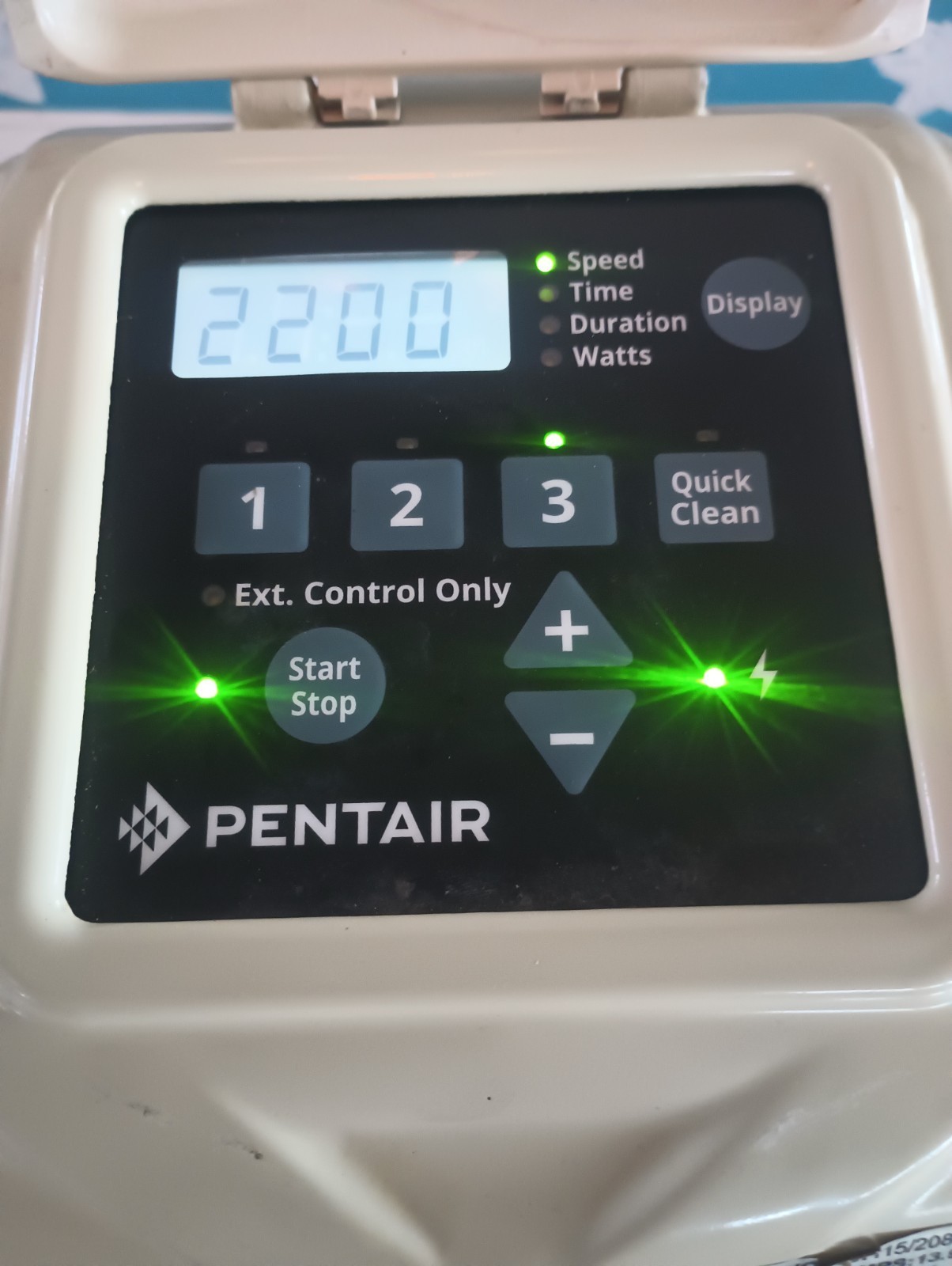 Pentair 356352  |  SuperFlo VS or WhisperFlo VS - Keypad Only Tested