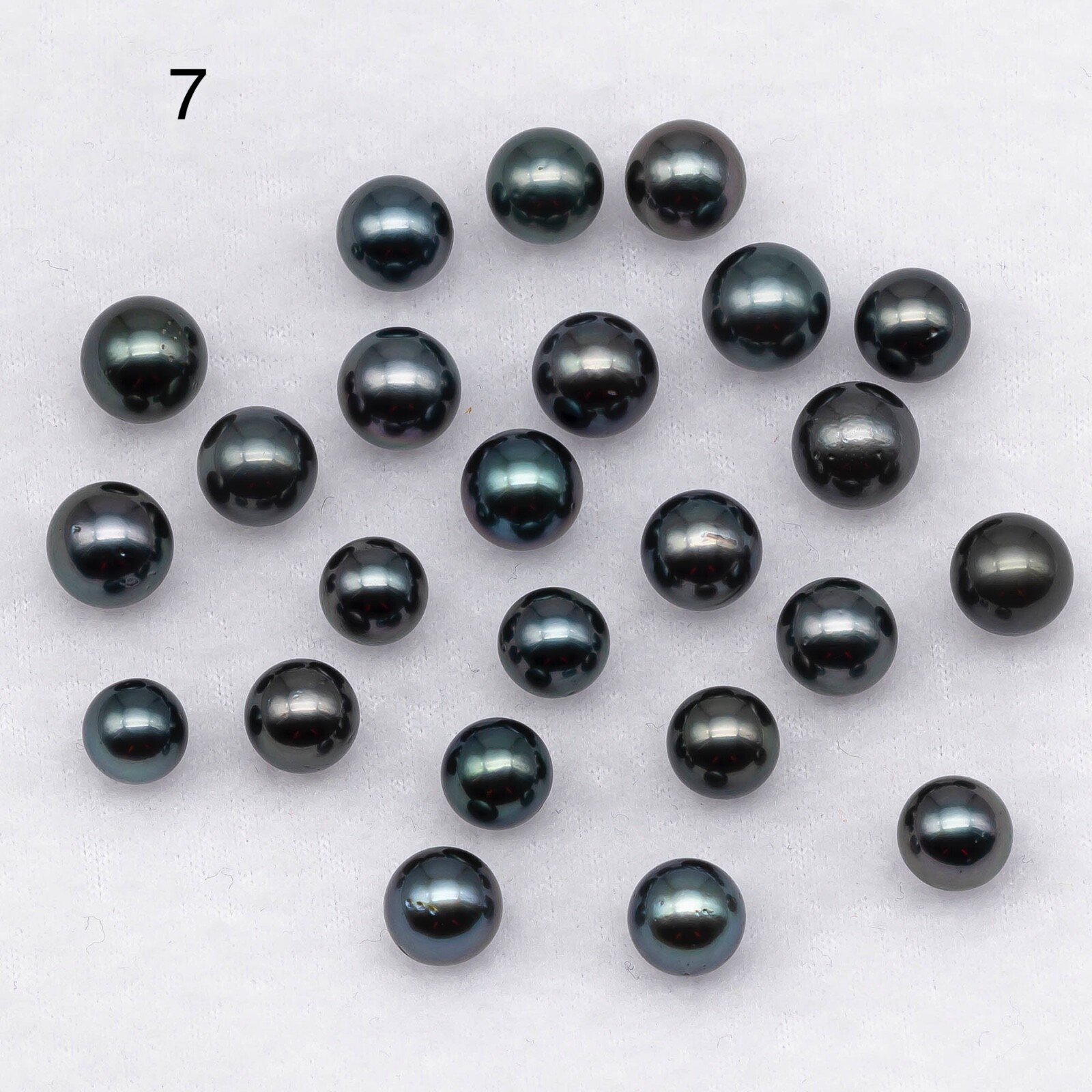 8-10mm Tahitian Pearls Loose Undrilled from Dark to Light Color, 1 Piece