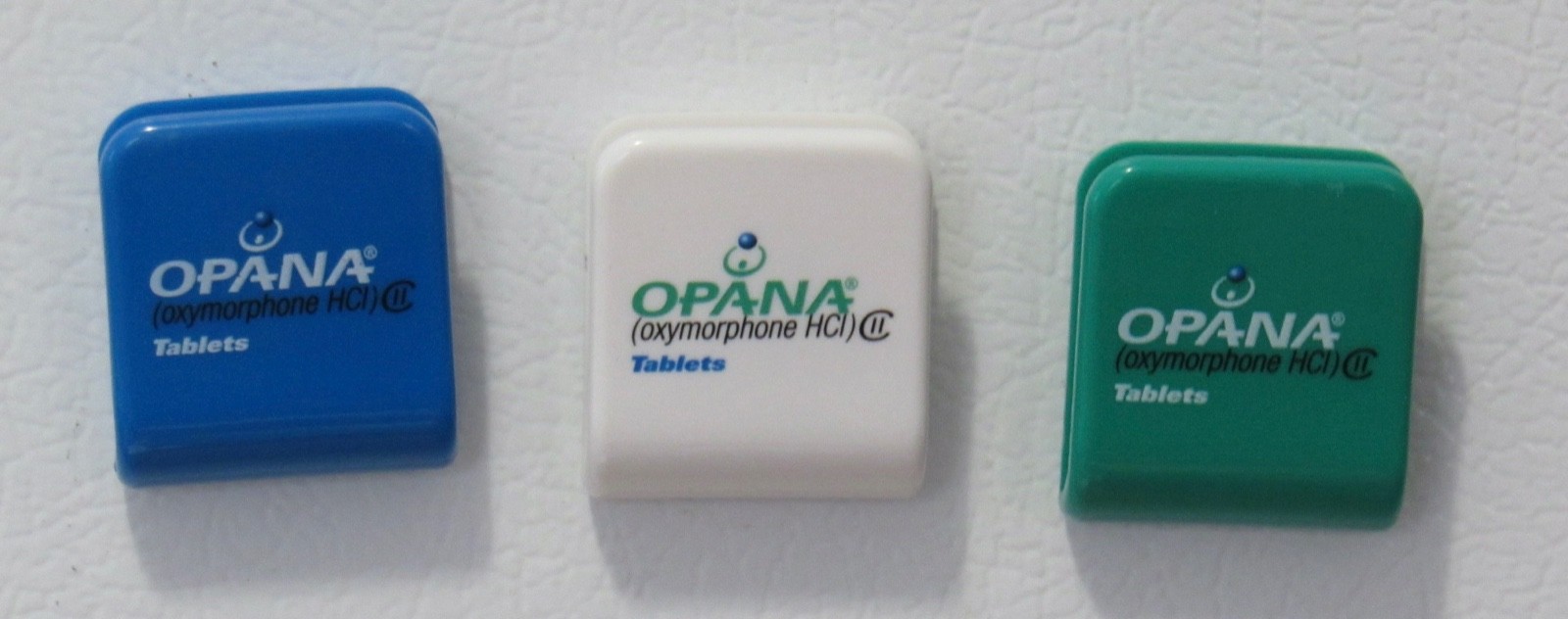 OPANA Oxymorphone CII MAGNET CLIP Set Drug Rep Pharmaceutical Promo Lot of 3