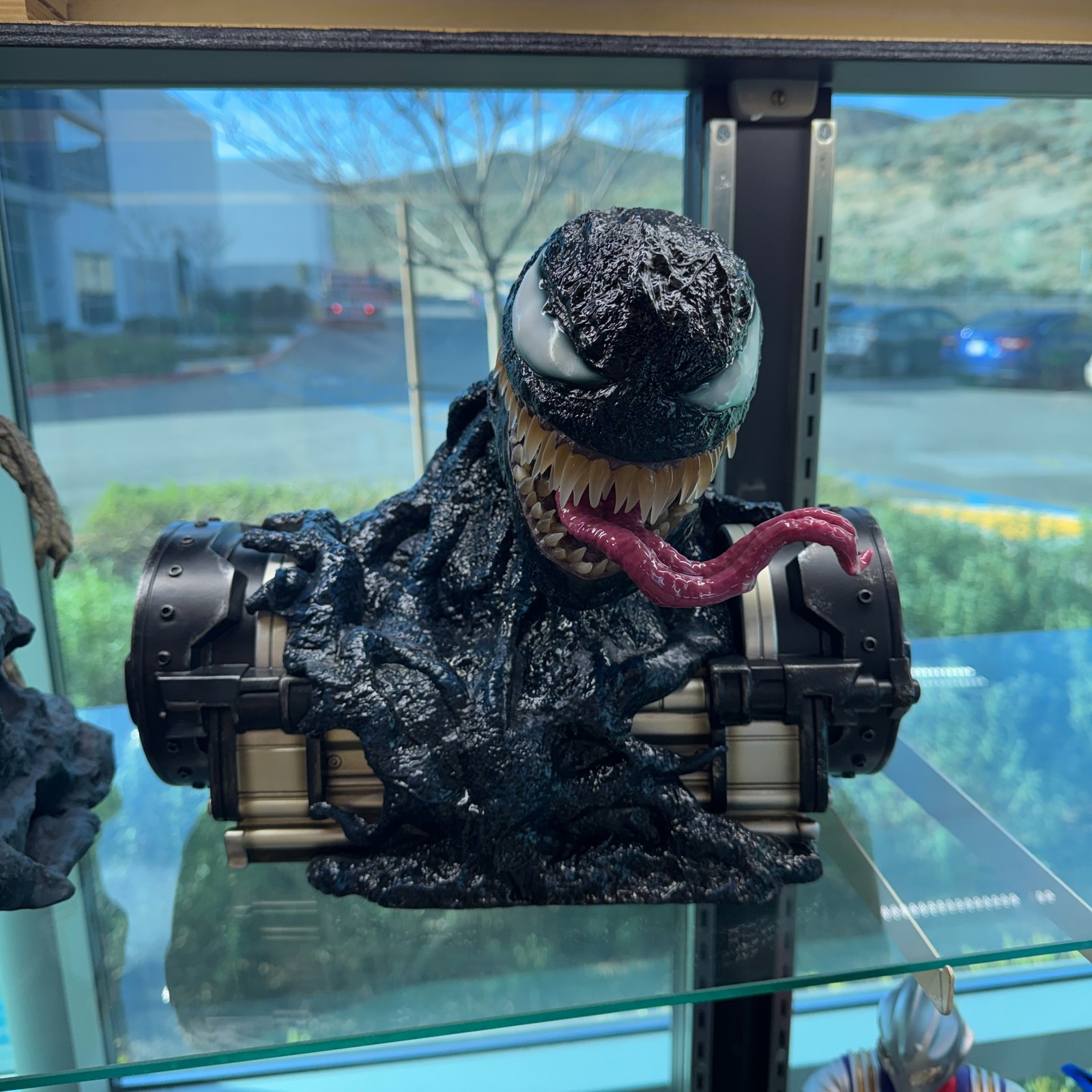 Venom Movie Series Venom Symbiote in Canister Resin Table Top Statue