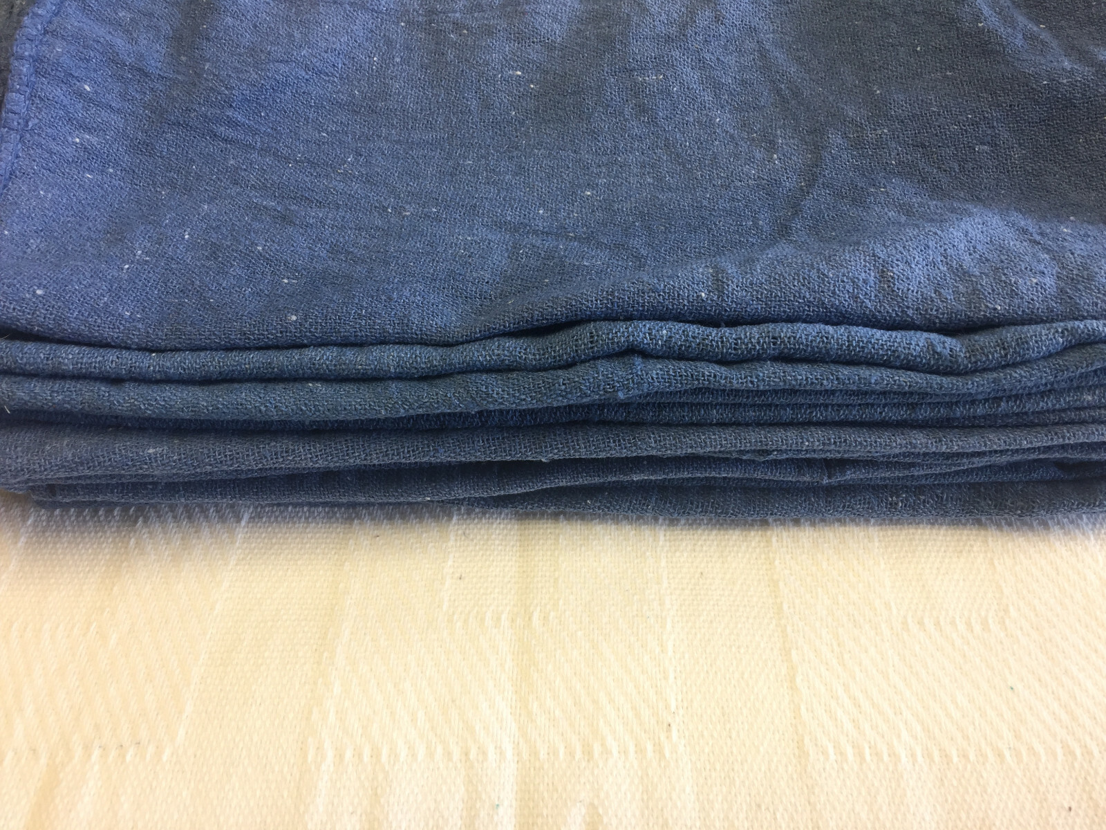 1000 Pieces New Blue Shop Towels Rags Industrial 18"x30"